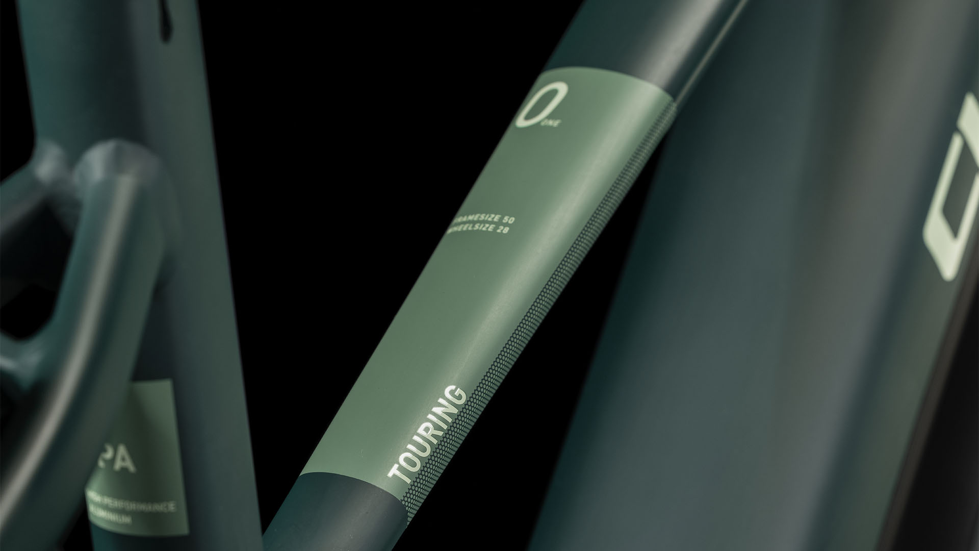 Cube Touring Hybrid One 625 Darkgreen N Green