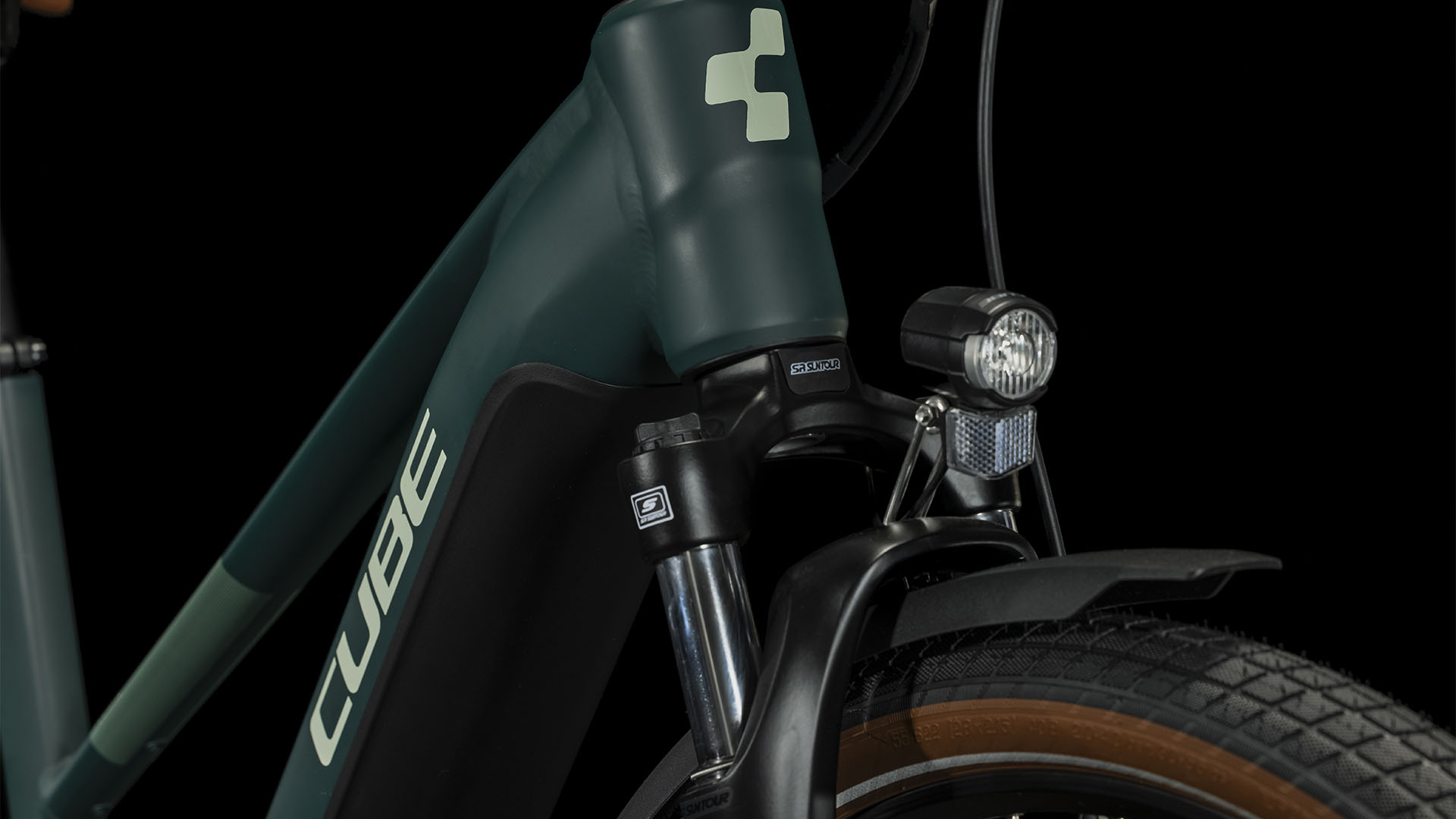 Cube Touring Hybrid One 625 Darkgreen N Green