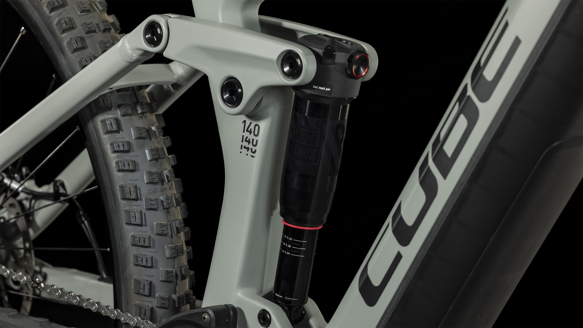 Cube Stereo Hybrid 140 Hpc Pro 625 Swampgrey N Black