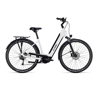 CUBE SUPREME SPORT HYBRID ONE 500 EASY ENTRY BLANC/NOIR 2023