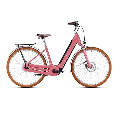 CUBE ELLA CRUISE HYBRID 500 EASY ENTRY ROSE/CRÈME 2023