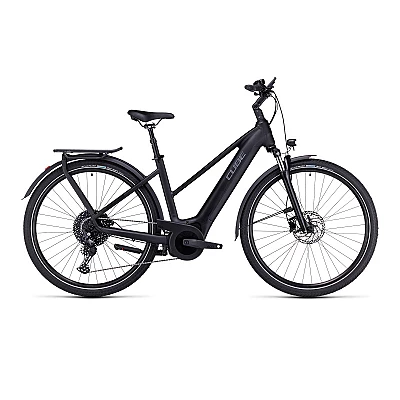 CUBE TOURING HYBRID PRO 625 TRAPÈZE NOIR/MÉTAL 2023