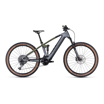 CUBE STEREO HYBRID 120 TM 750 GRIS/OLIVE 2023