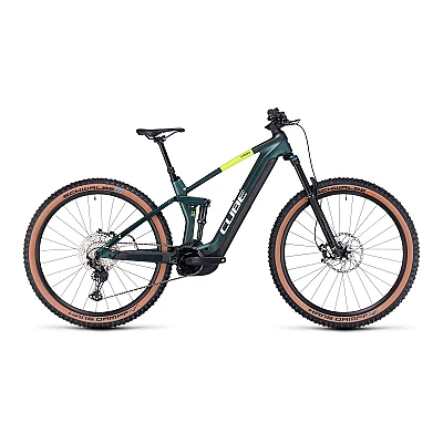 CUBE STEREO HYBRID 140 SLX 750 VERT/JAUNE 2023