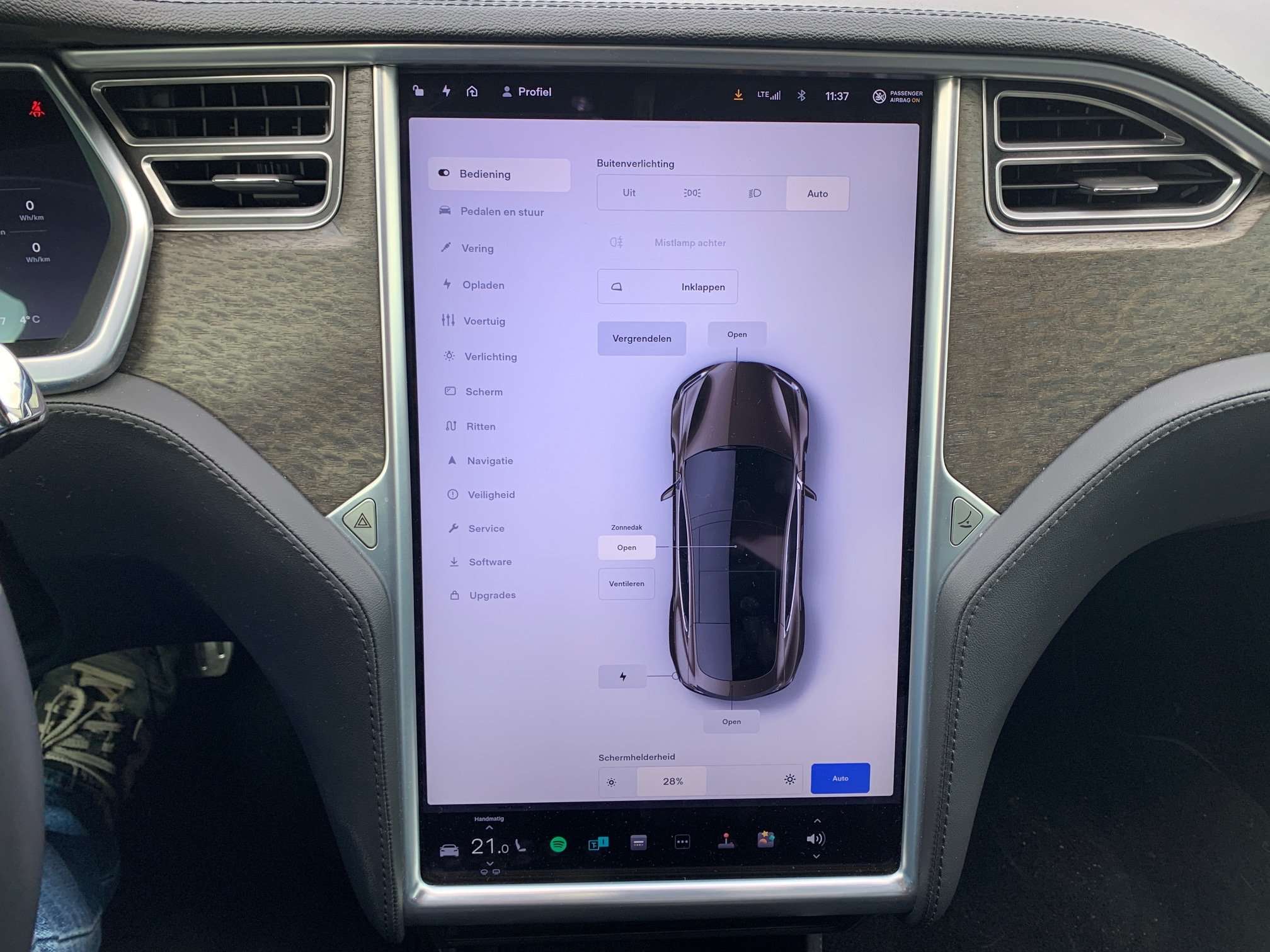 Tesla Model S S P85  Performance, levenslang FREE SUPERCHARGER