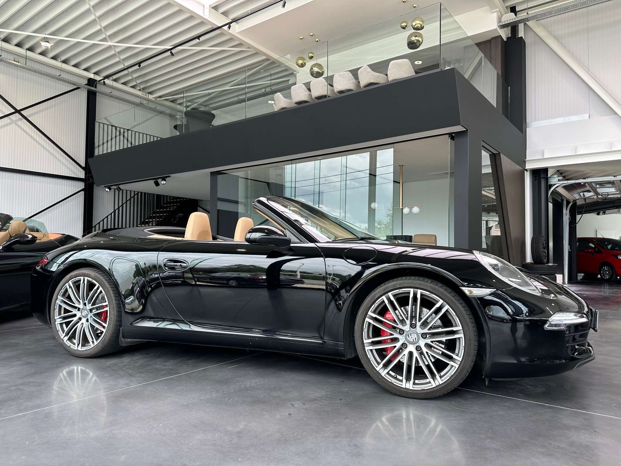 Porsche 911 991 2S Cabrio 3.8i PDK,Beige leder,Sport Chrono