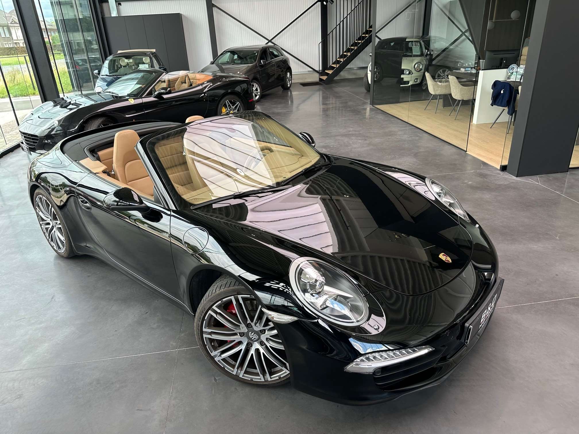 Porsche 911 991 2S Cabrio 3.8i PDK,Beige leder,Sport Chrono