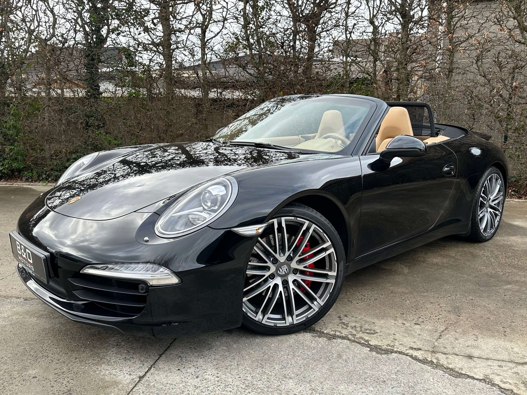 Porsche 911 991 2S Cabrio 3.8i PDK,Beige leder,Sport Chrono
