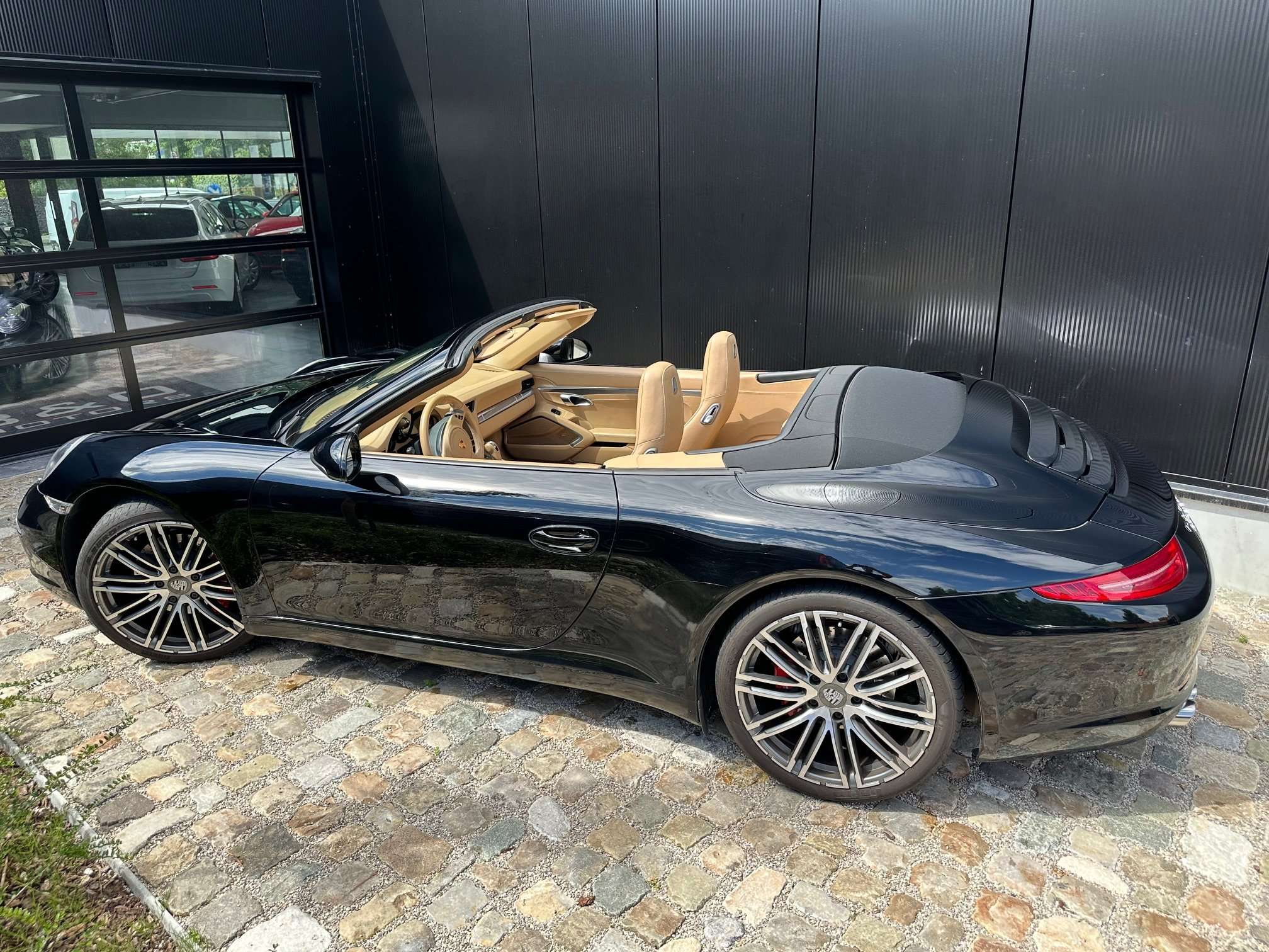Porsche 911 991 2S Cabrio 3.8i PDK,Beige leder,Sport Chrono
