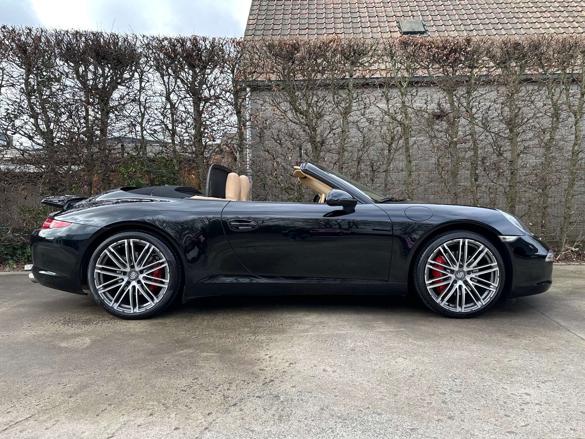 Porsche 911 991 2S Cabrio 3.8i PDK,Beige leder,Sport Chrono