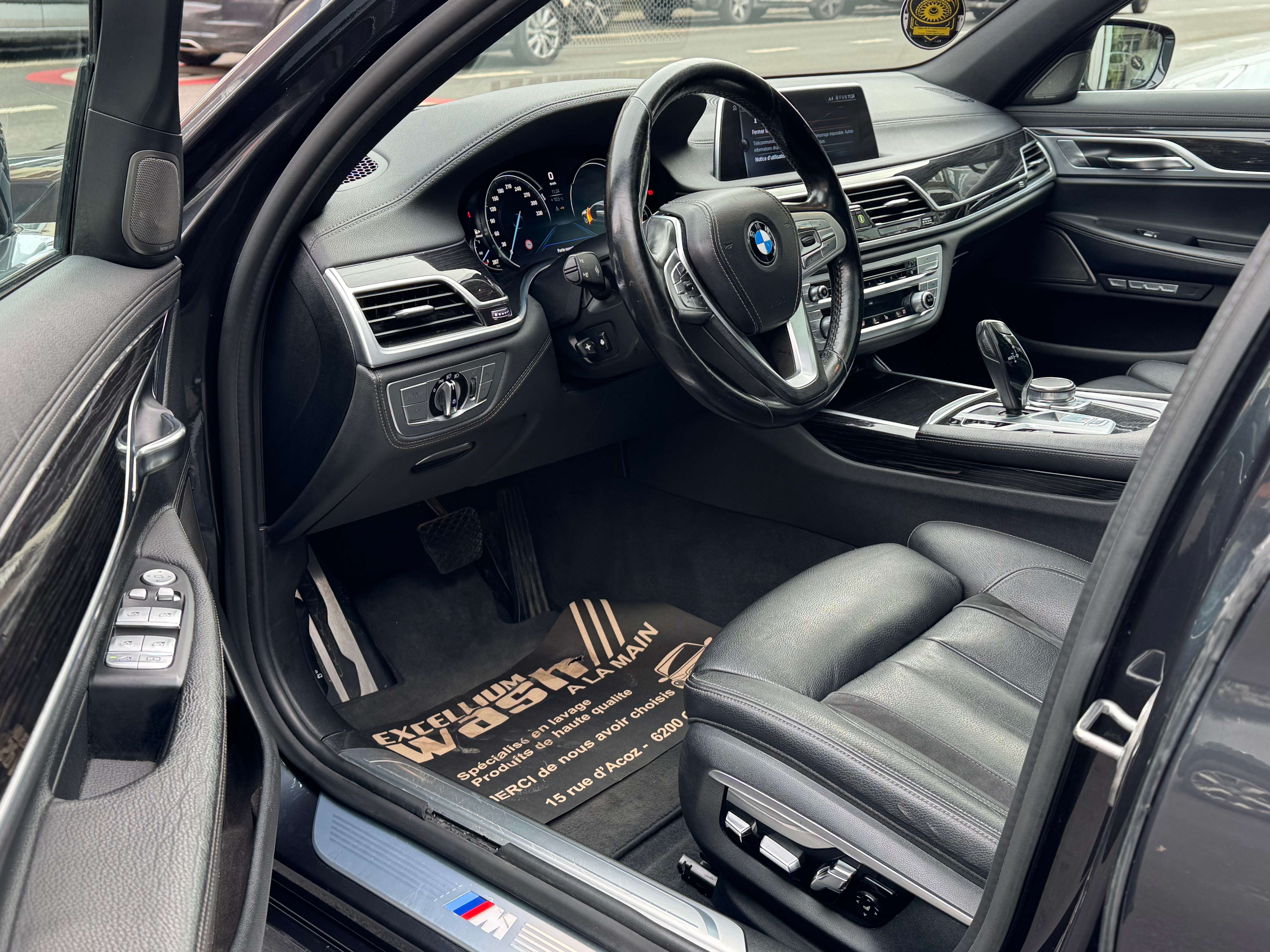 BMW 730 D Pack-M Serie Lux Full Toit Ouvrt Camera 360 Feux Led Jante Sieges Arrier Elect-massage Carnet Garantie