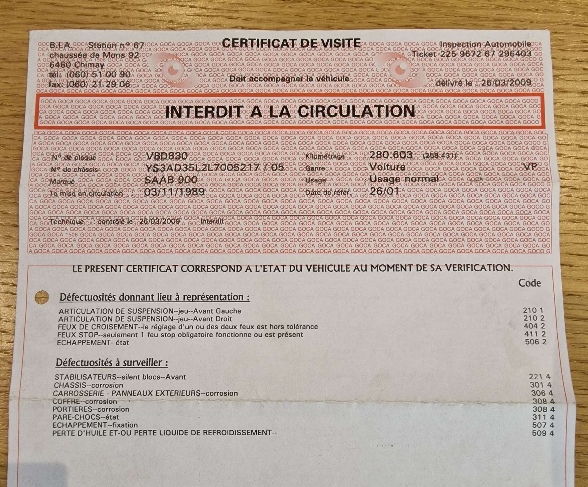 Saab 900 2.0 Turbo / MOTEUR OK - BOITE A REVISER