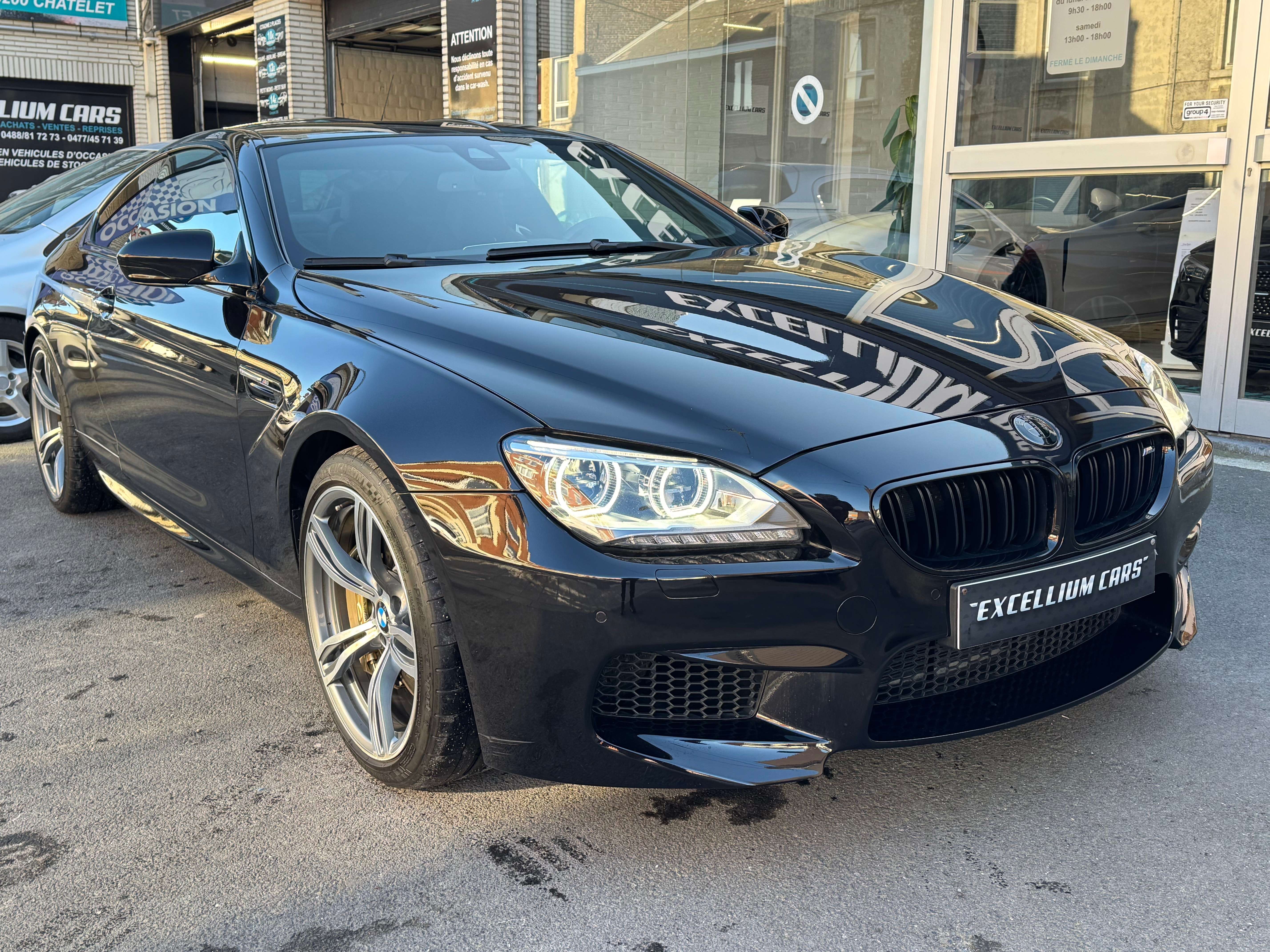 BMW M6 4.4 V8 DKG Gps Cuir Full Carbone Carnet 100%Belge