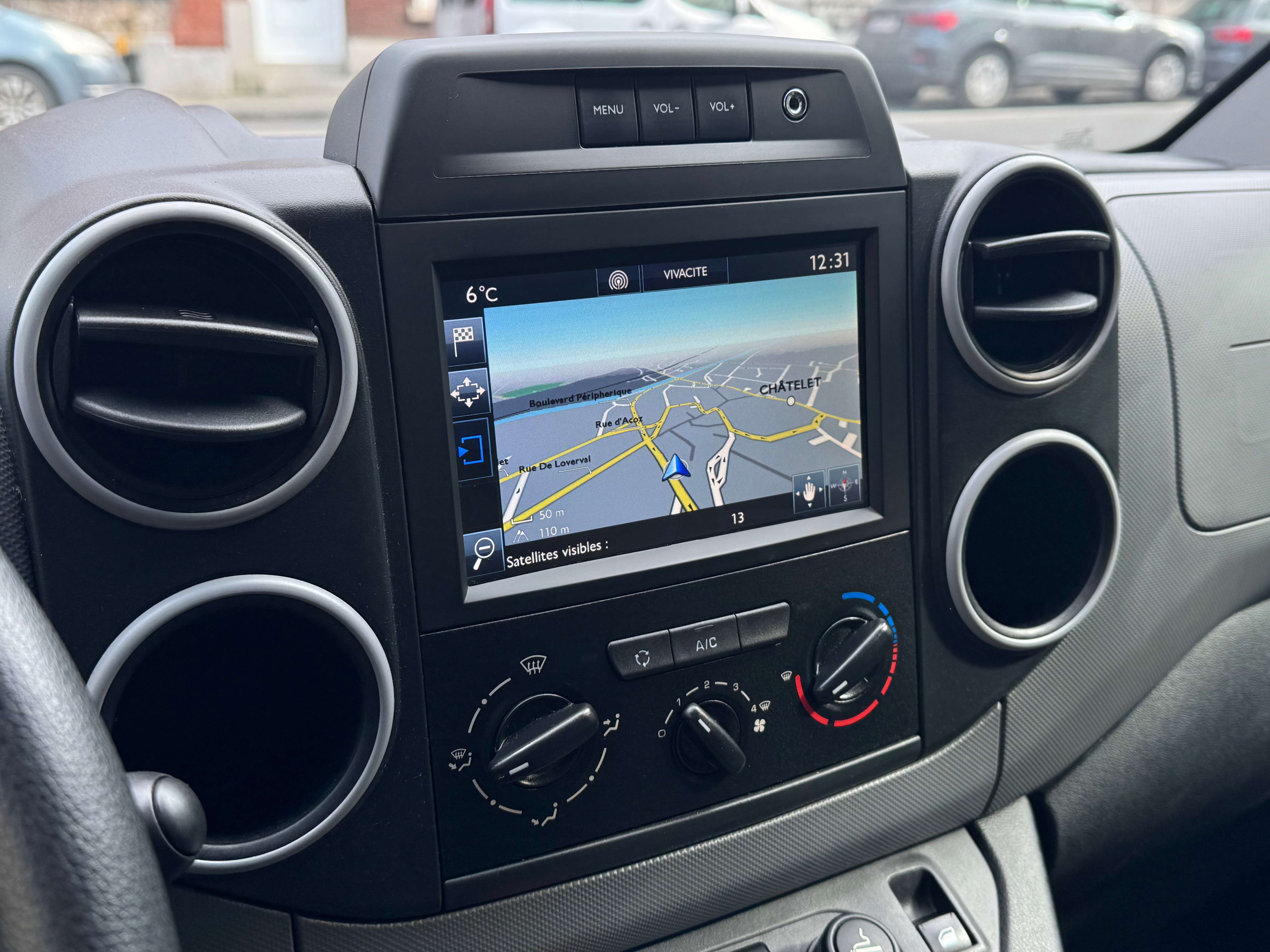 Peugeot Partner 1.6 Blue HDi Utilitaire Gps Airco 3Place  Er6B
