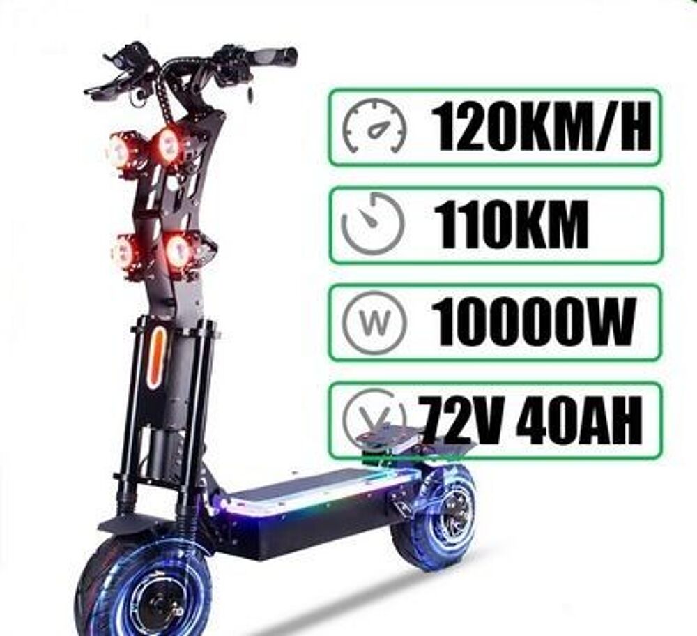 Trottinette Électrique 10000W, 72V ? Jamais Déballé - 110kmH