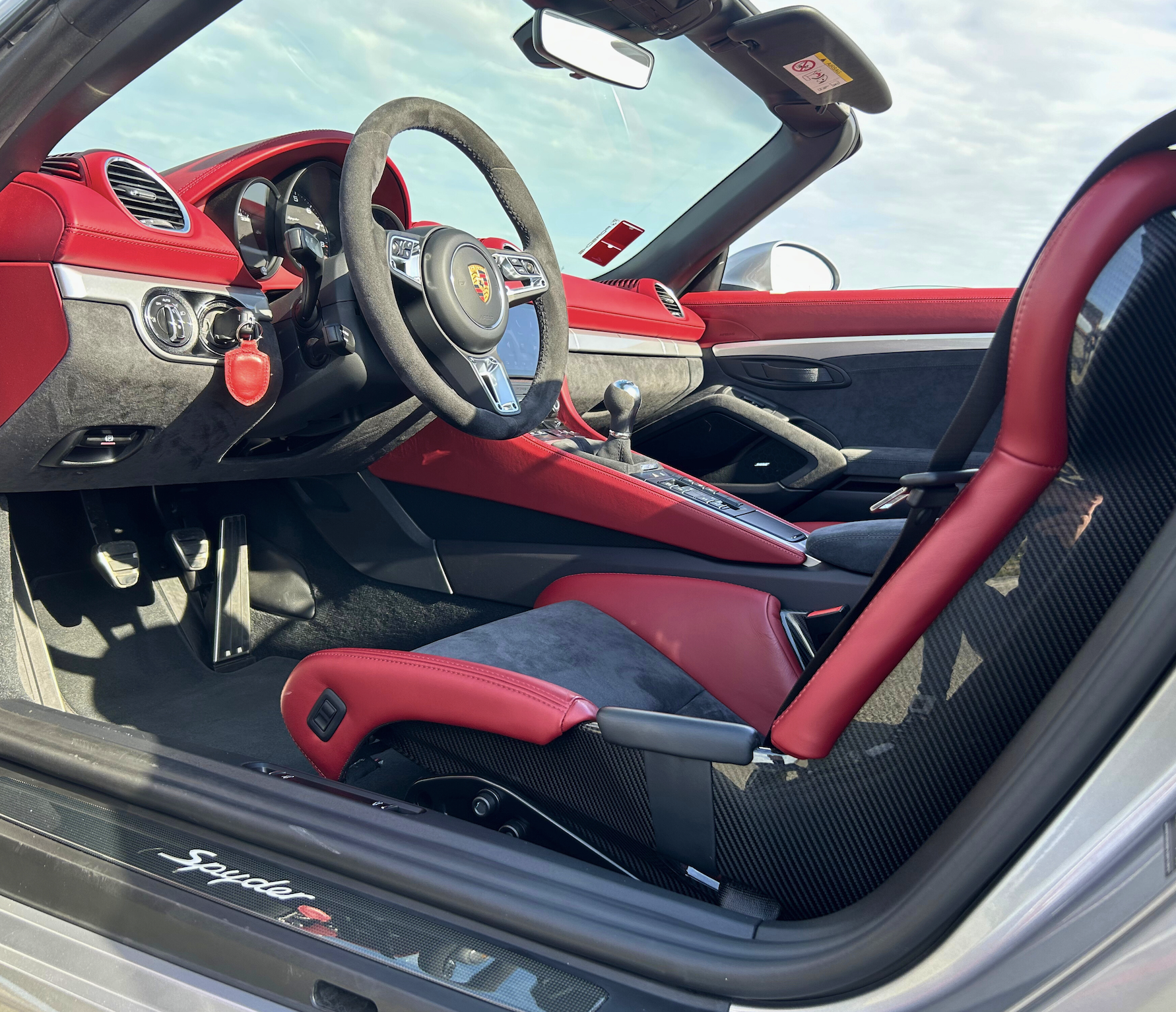 Porsche 718 SPYDER 420CH BVM 6 GARANTIE 12 MOIS + 20 000€ D'OPTION