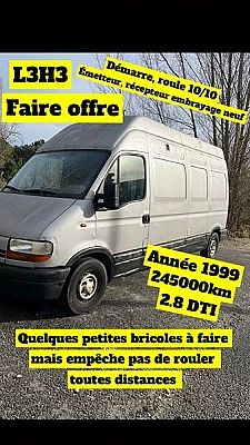 Renault Master II FOURGON L3H3/3T5/2.5 DCI 120