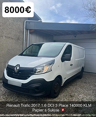 Renault Trafic Renault Trafic 1.6 DCI 115 3 Place 🇨🇭