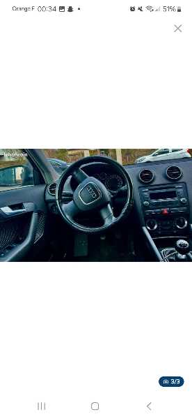Audi A3 II (2) SPORTBACK 2.0 TDI 140 7CV AMBITION LUXE