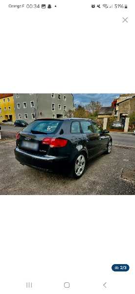 Audi A3 II (2) SPORTBACK 2.0 TDI 140 7CV AMBITION LUXE