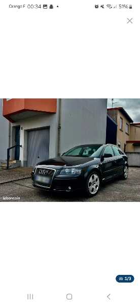 Audi A3 II (2) SPORTBACK 2.0 TDI 140 7CV AMBITION LUXE