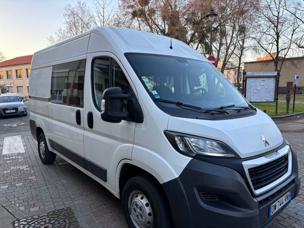 Peugeot Boxer 7 places II (2) 2.0 BLUEHDI 130 335 L2H2 CABINE APPROFONDIE