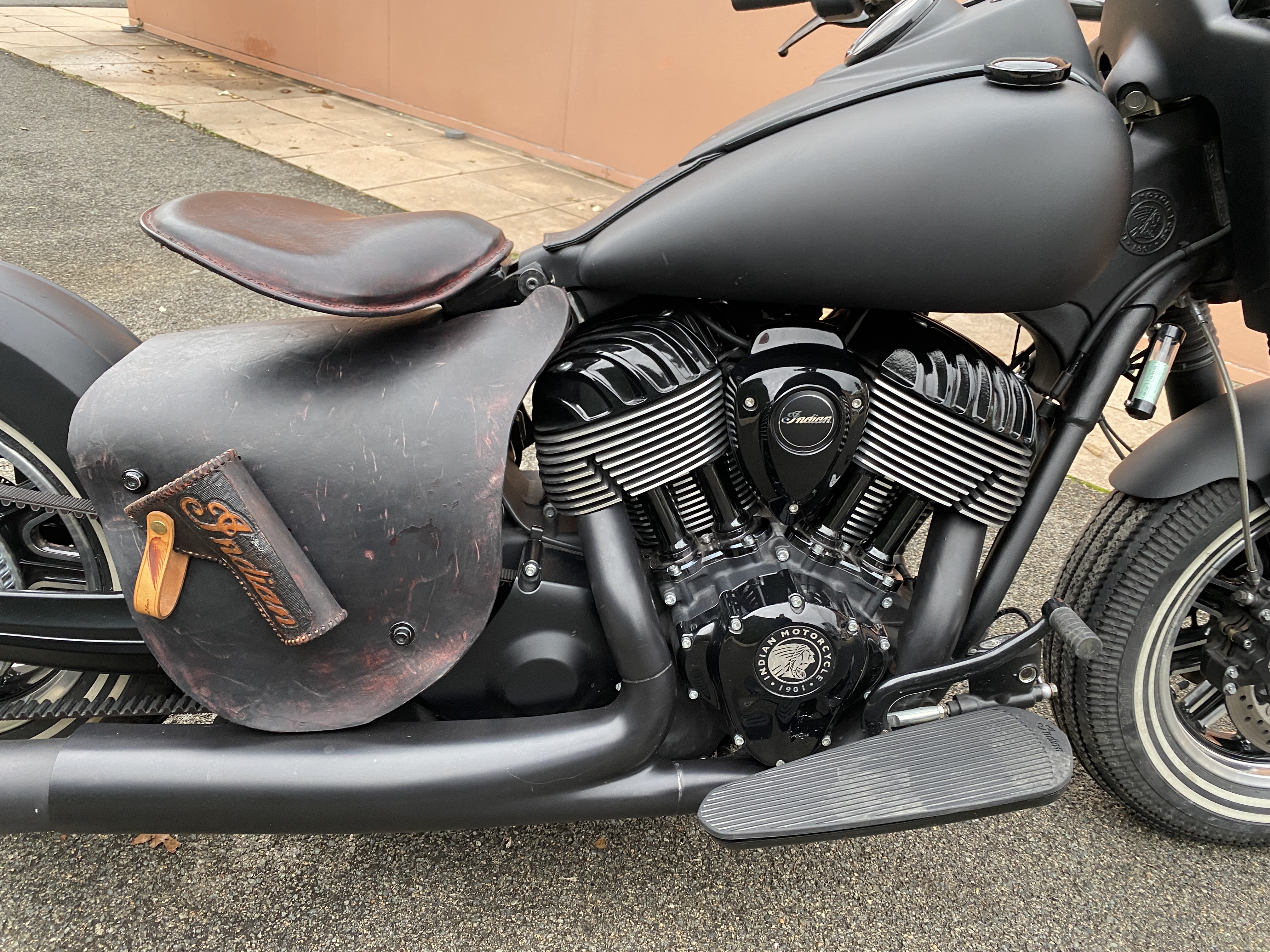INDIAN SPRINGFIELD 1890 DARK HORSE 116 BLACK SMOKE
