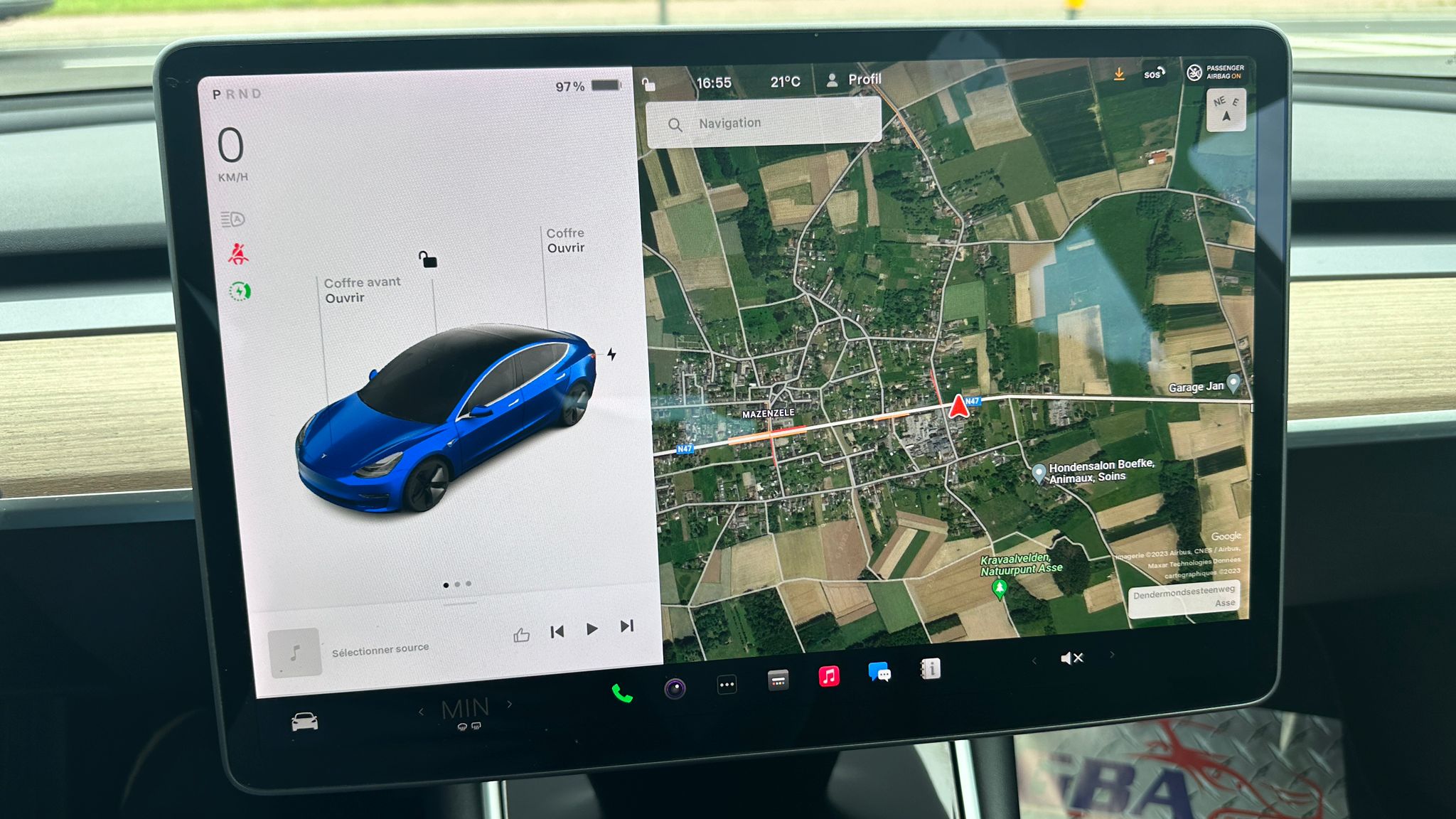 Tesla Model 3 75 kWh Long-Range Dual Motor, Camera, Garantie 12M