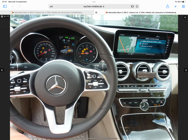 Mercedes-Benz Classe C Mercedes Classe C 300 e 211+122ch Business Line 4Matic 9G-Tr