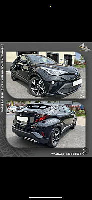 Toyota C-hr CH-R noir 2022 team deutschland 184 cv 2L hybrid 42000 km