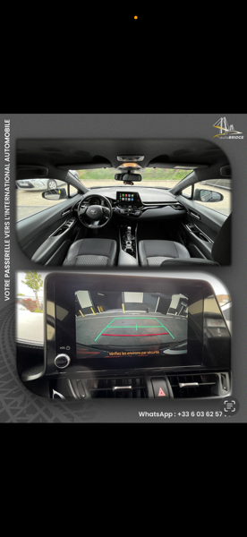 Toyota C-hr CH-R noir 2022 team deutschland 184 cv 2L hybrid 42000 km