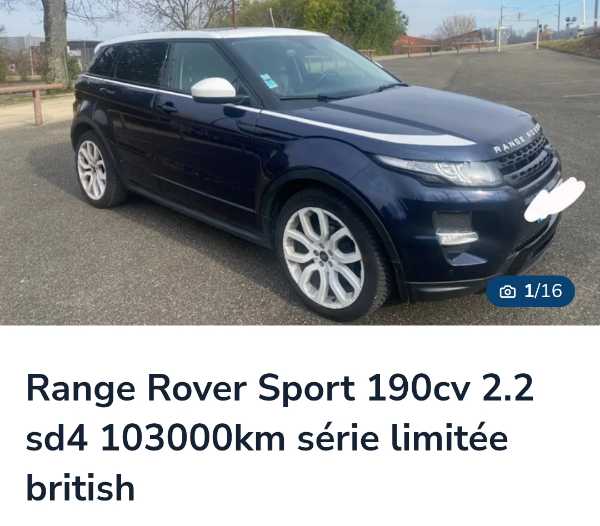 Land Rover Range Rover Evoque SD4 BRITISH EDITION 2 BVA9