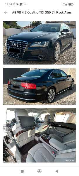 Audi A8 III 4.2 V8 TDI 350 LIMOUSINE AVUS