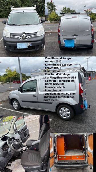 Renault Kangoo vend Renault, Kangoo, Grand, confort 225000,km 2015