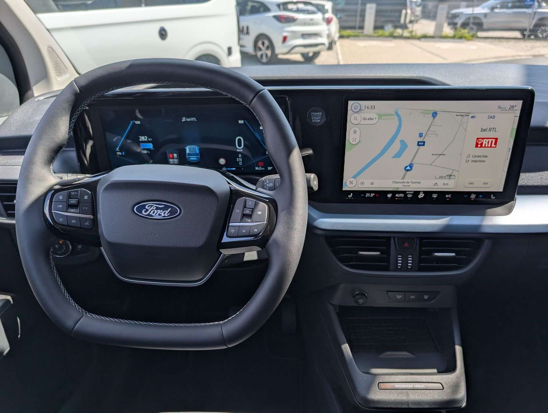 Ford Tourneo Courier Active - 43 kWh - 284 km d'autonomie (419 km en v