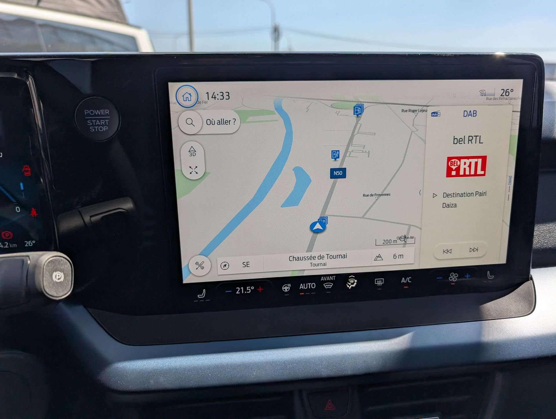 Ford Tourneo Courier Active - 43 kWh - 284 km d'autonomie (419 km en v