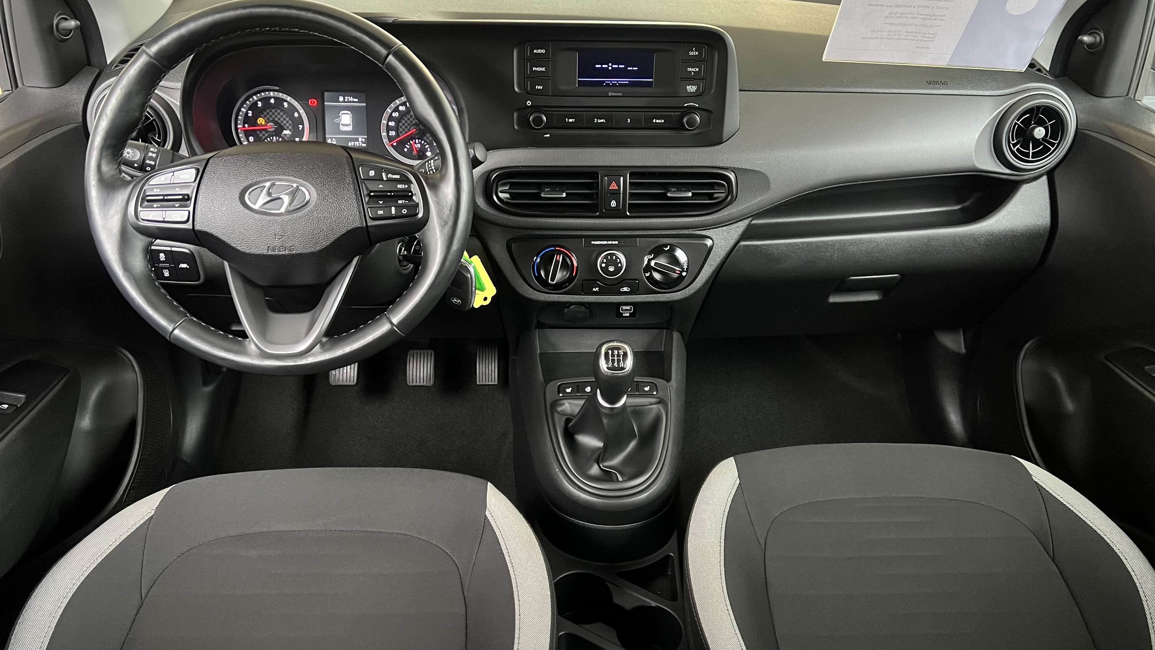 Hyundai i10 1.0i (49kw 67cv) AIRCO-PDC-FRONT ASSIST-GAR 1AN