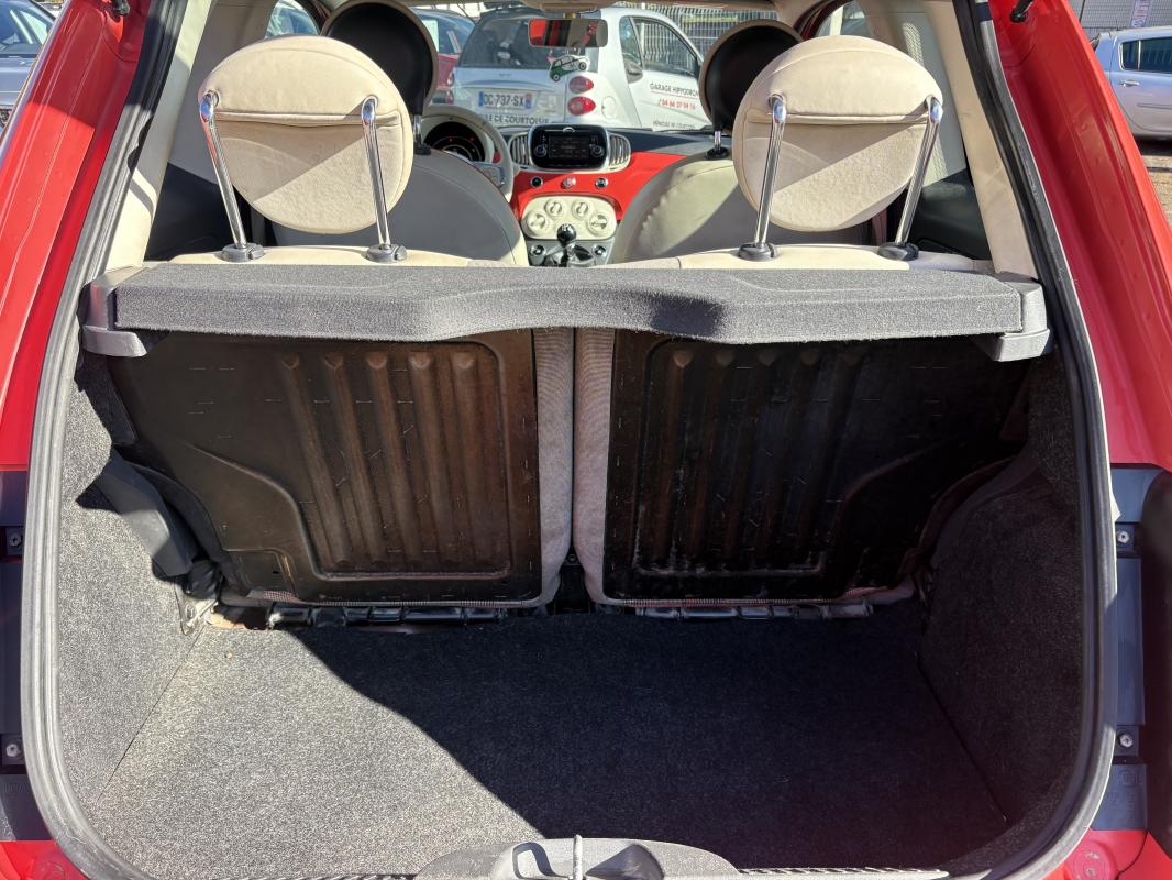 Fiat 500 69CV BVM5 TOIT PANORAMIQUE