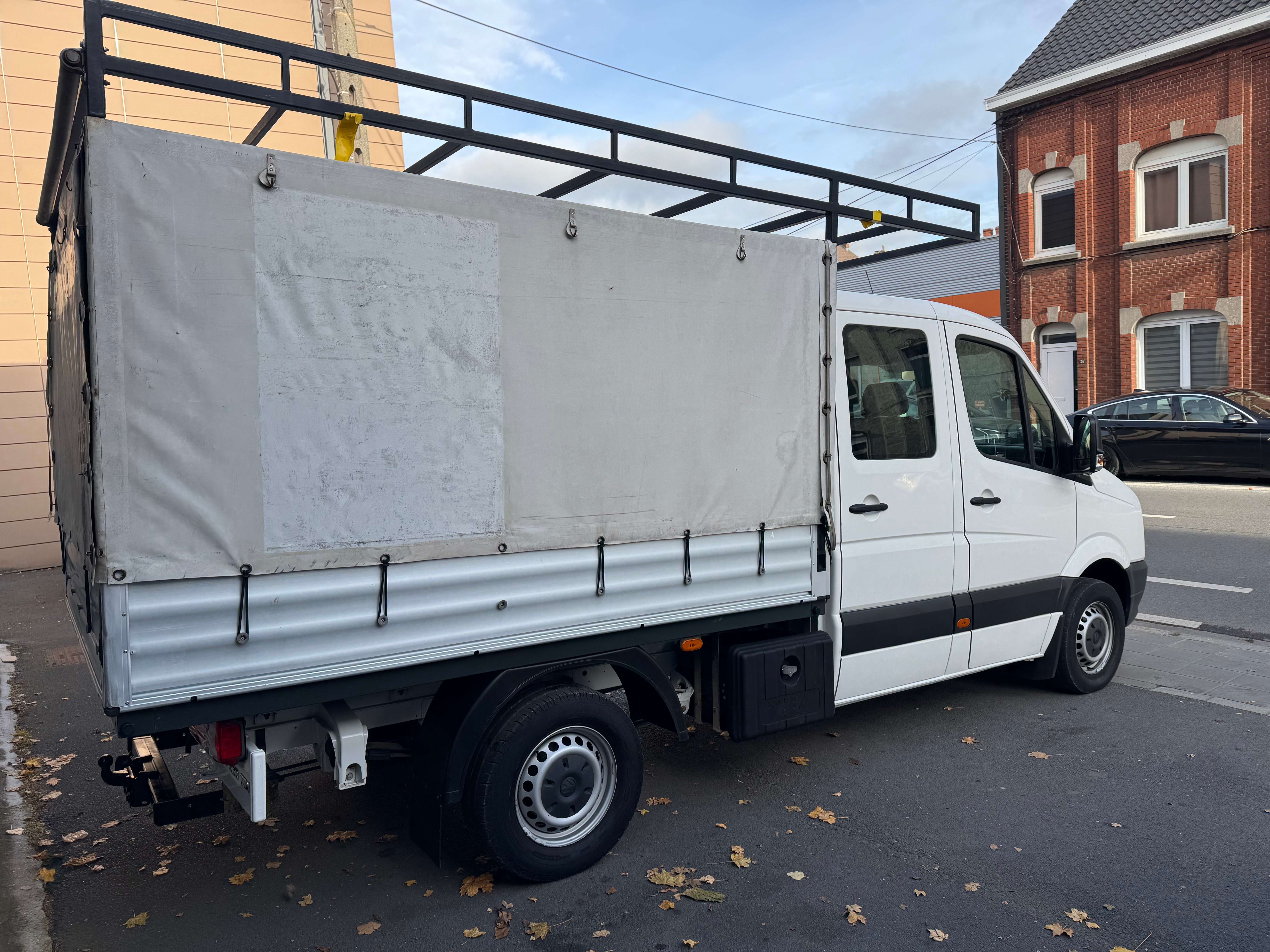 Volkswagen Crafter 2.0 CRTDi Airco 7place Plateau Attache Rec Carnet
