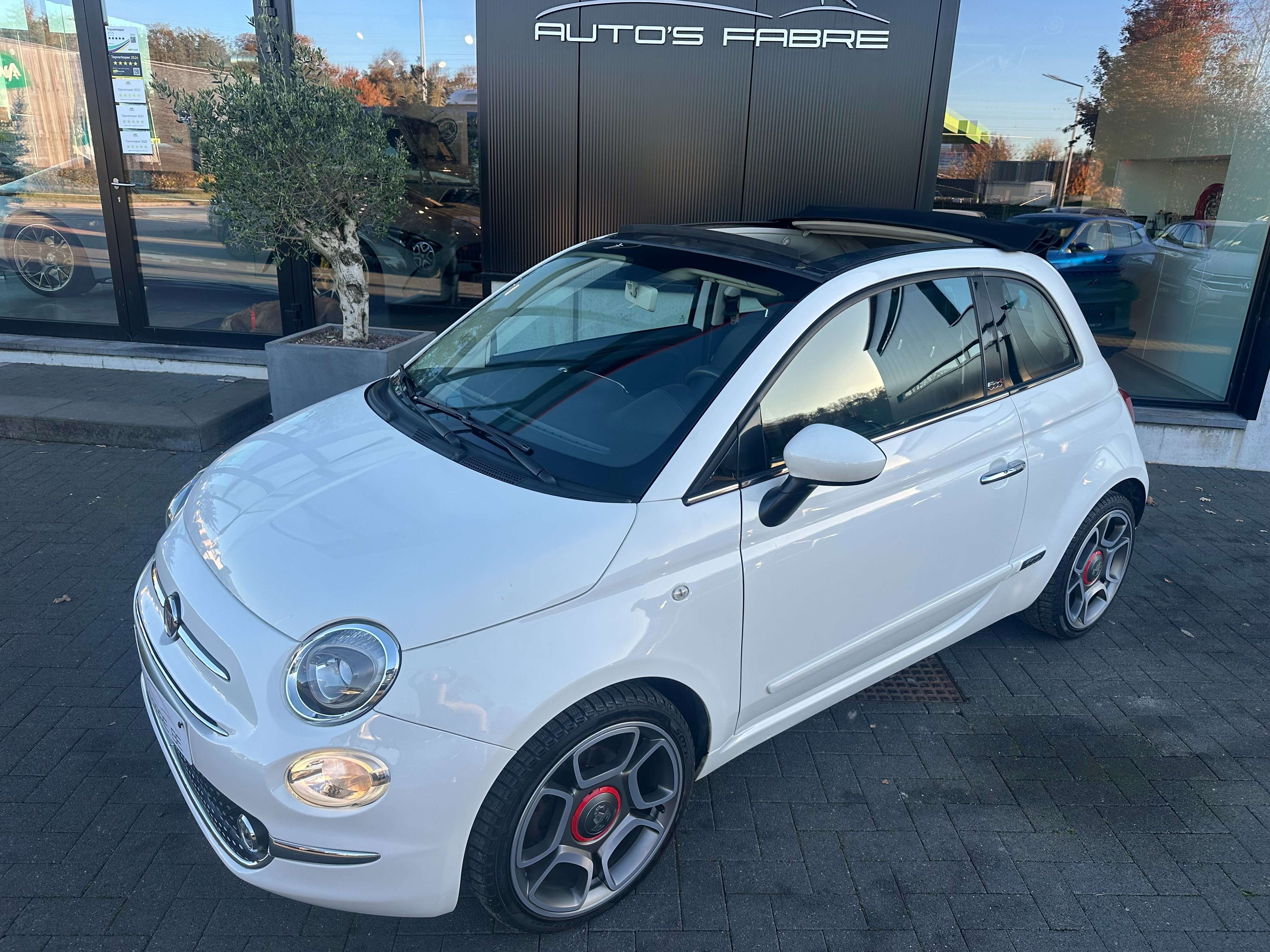 Fiat 500C 1.0i Cabrio Leder Airco Abarth Alu 16" 20000km