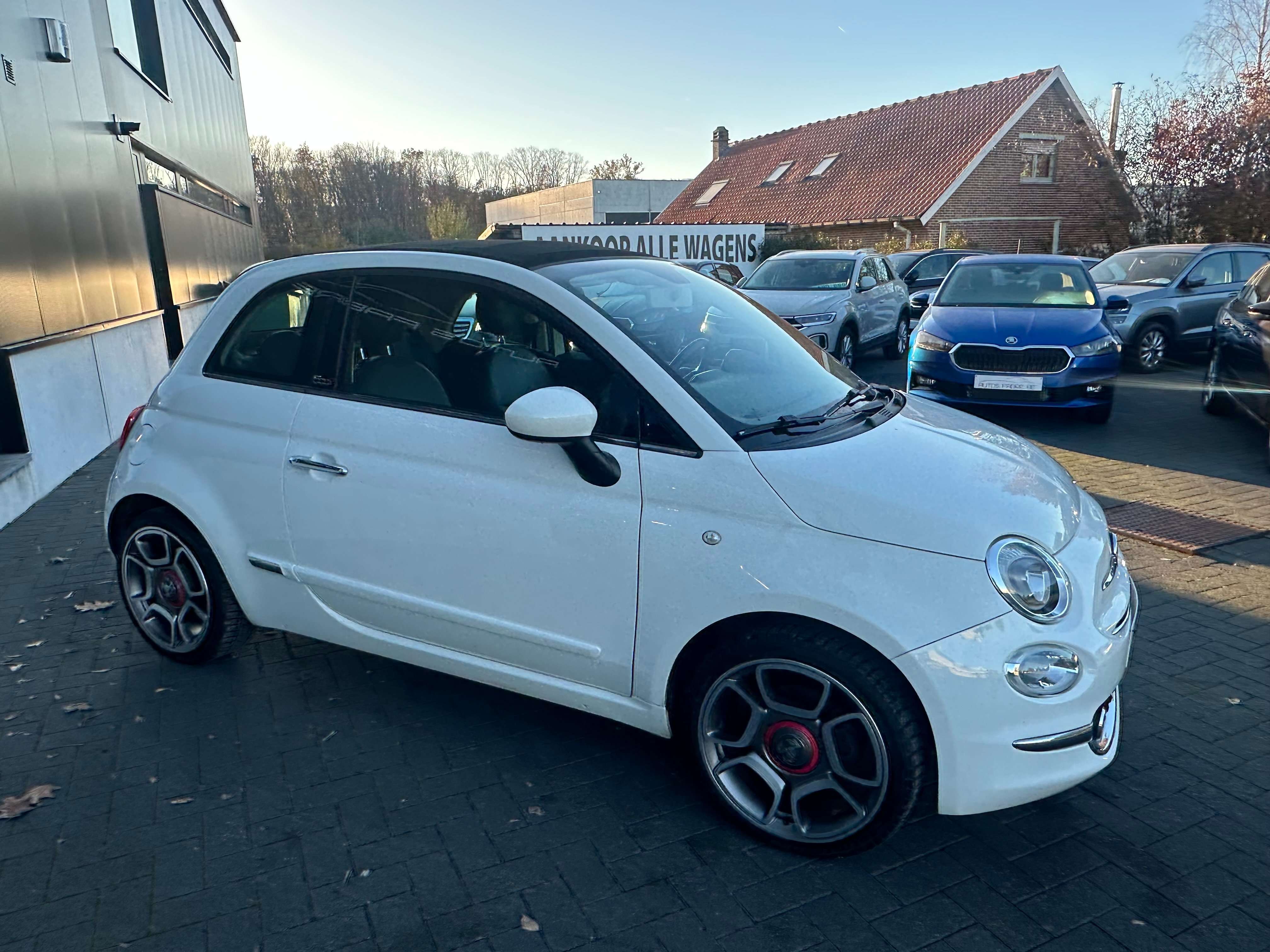 Fiat 500C 1.0i Cabrio Leder Airco Abarth Alu 16" 20000km