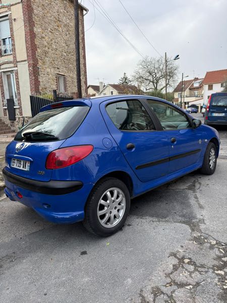 Peugeot 206 II 1.4e 4 CV 60Ch BLEU