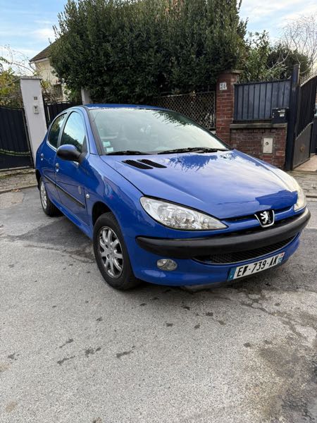 Peugeot 206 II 1.4e 4 CV 60Ch BLEU