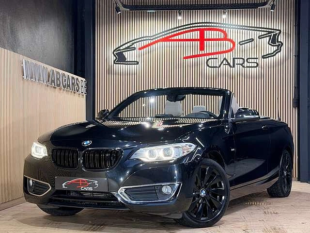BMW 218 Convertible DA * CABRIOLET LUXURY * GAR 12 MOIS *  114MKM *