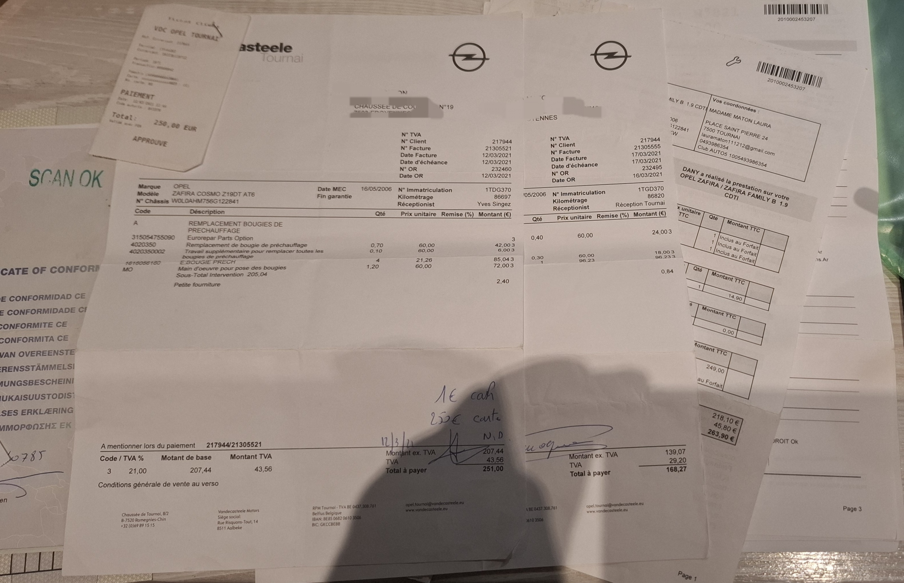 Opel Zafira II (2) 1.9 CDTI 120 FAP MAGNETIC BVA