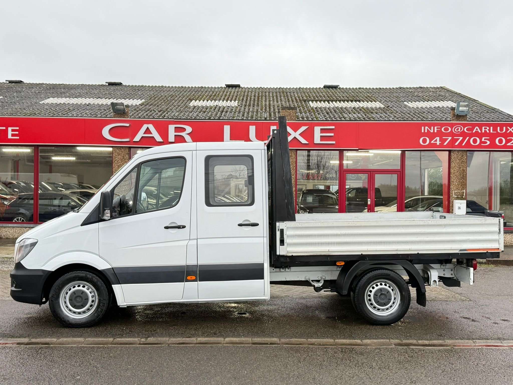 Mercedes-Benz Sprinter 2.2 CDI 143CV BENNE PLATEAU 7 PLACES TVAC