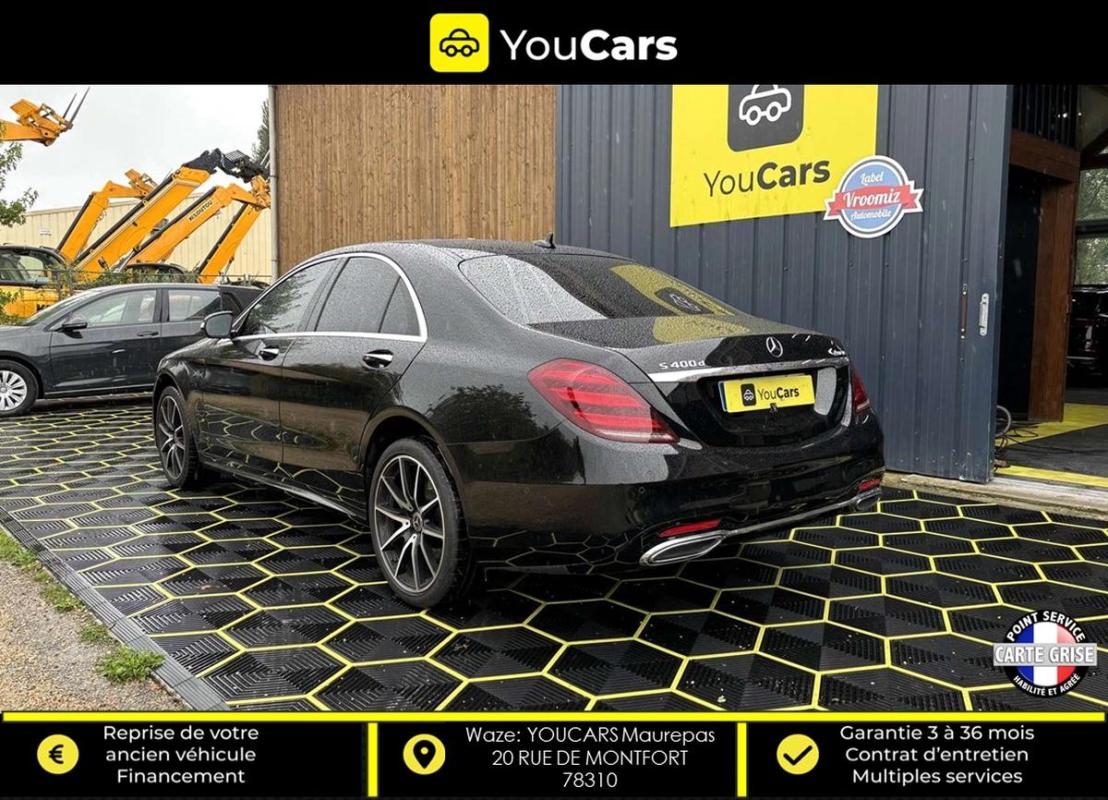 Mercedes-Benz Classe S AMG LINE Phase 2 400 d 3.0 4MATIC TOIT OUVRANT 340 cv Boîte auto CAMERA 360