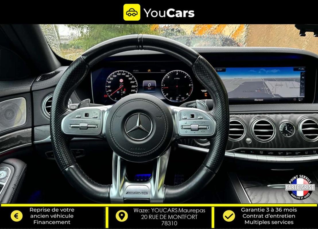 Mercedes-Benz Classe S AMG LINE Phase 2 400 d 3.0 4MATIC TOIT OUVRANT 340 cv Boîte auto CAMERA 360
