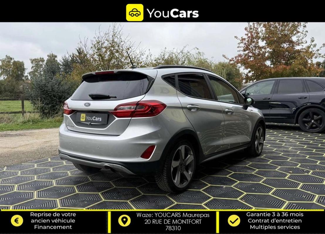 Ford Fiesta VII 5 portes Active 1.0 SCTi EcoBoost 100 cv - CARPALY START AND STOP