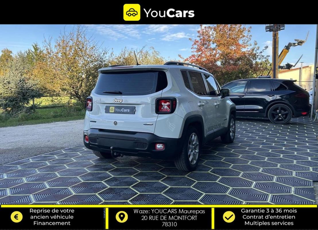 Jeep Renegade MULTIJET 1.6 CRD 120 cv ECRAN GPS - BLUETOOTH MUSIC
